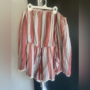 Off the shoulder romper